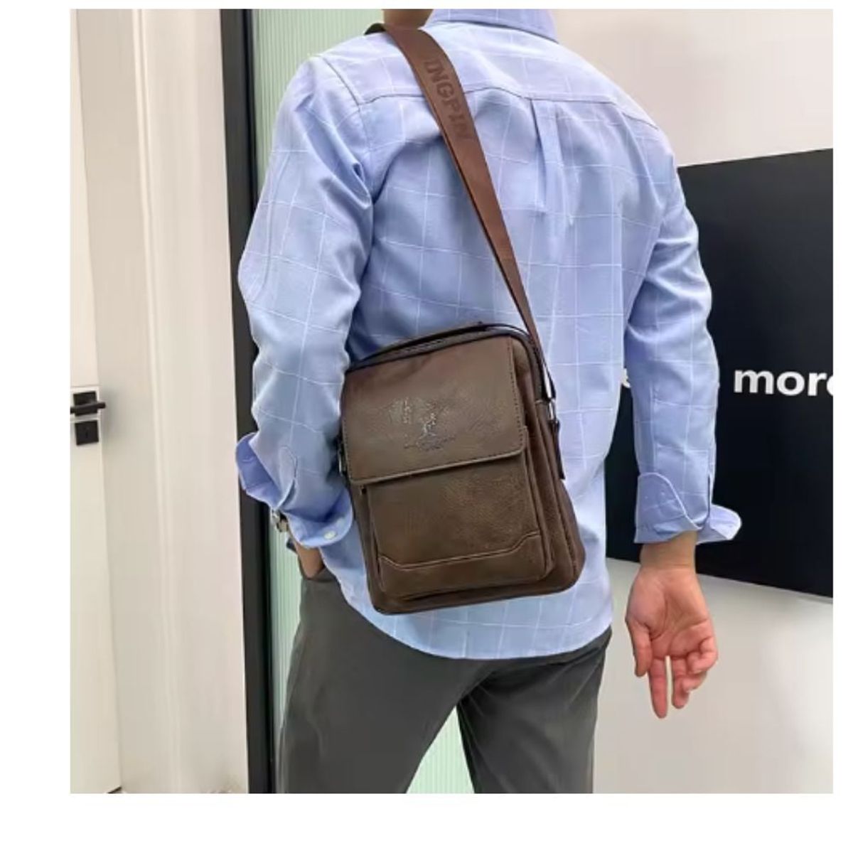 GENERICO - Bandolera jeep  Business para hombre diseño ejecutivo