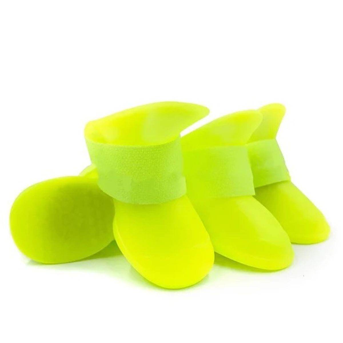 GENERICO - Zapatos de silicona para mascotas imp Talla L - Amarillo