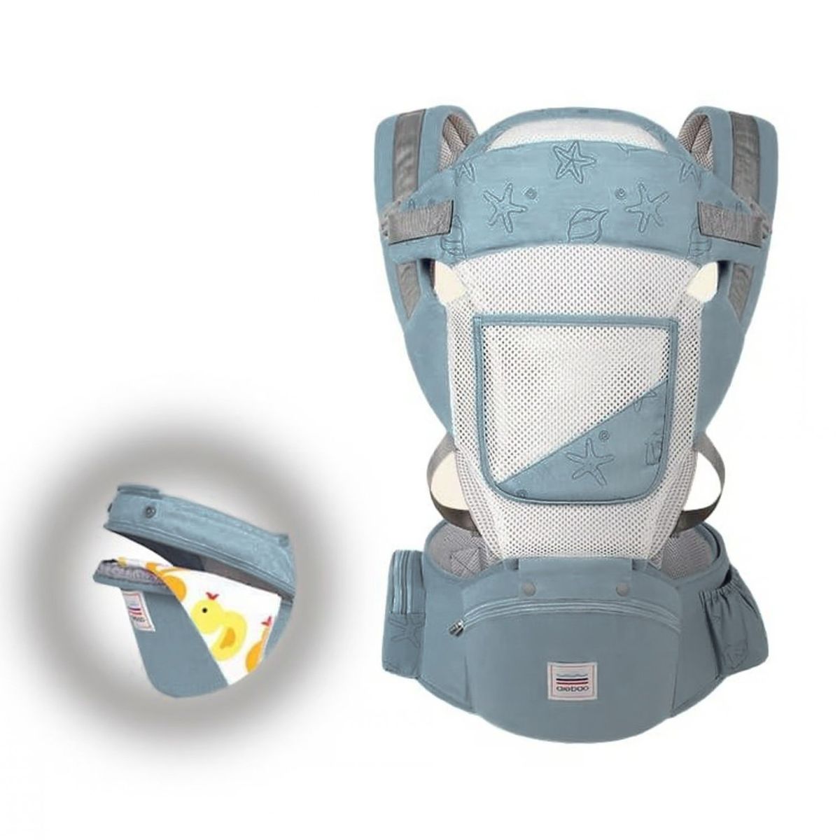 GENERICO - PORTABEBE CANGURO ROCOCO BLUE