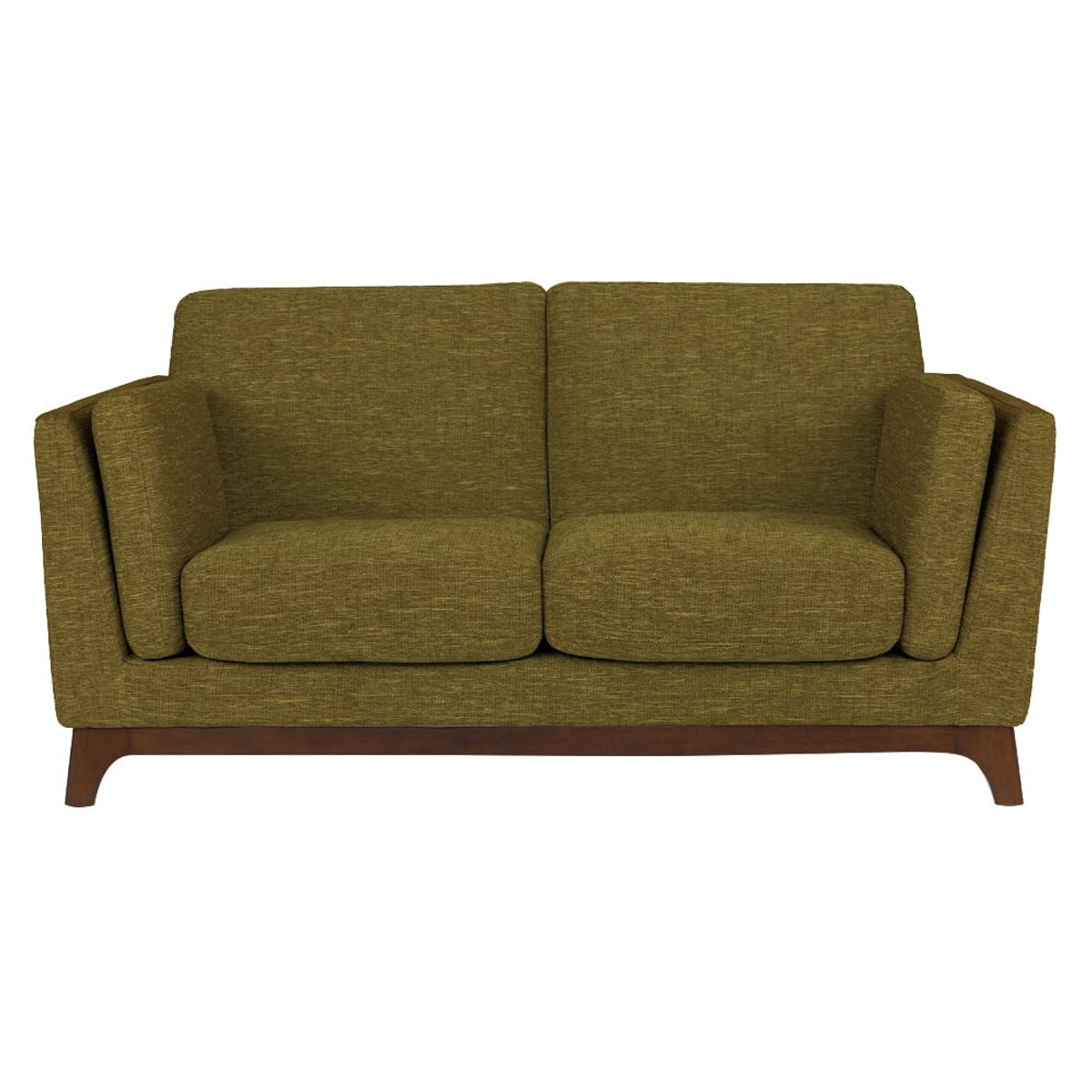 HOGAR & SPACIOS - HYS SOFA 2 CUERPOS SANNA VERDE OLIVA
