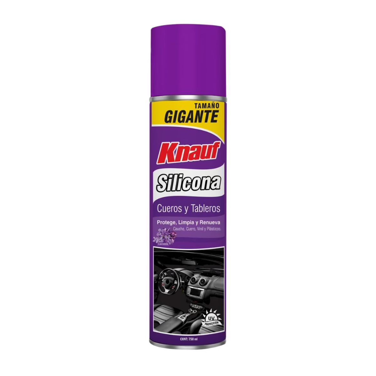 KNAUF - Silicona para cueros y tableros aroma lavanda 750 ml Knauf