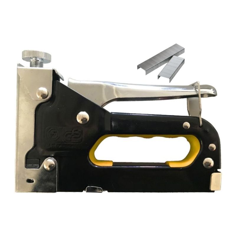 C&A - Engrapadora 4mm - 14mm tipo pistola con grapas C&A