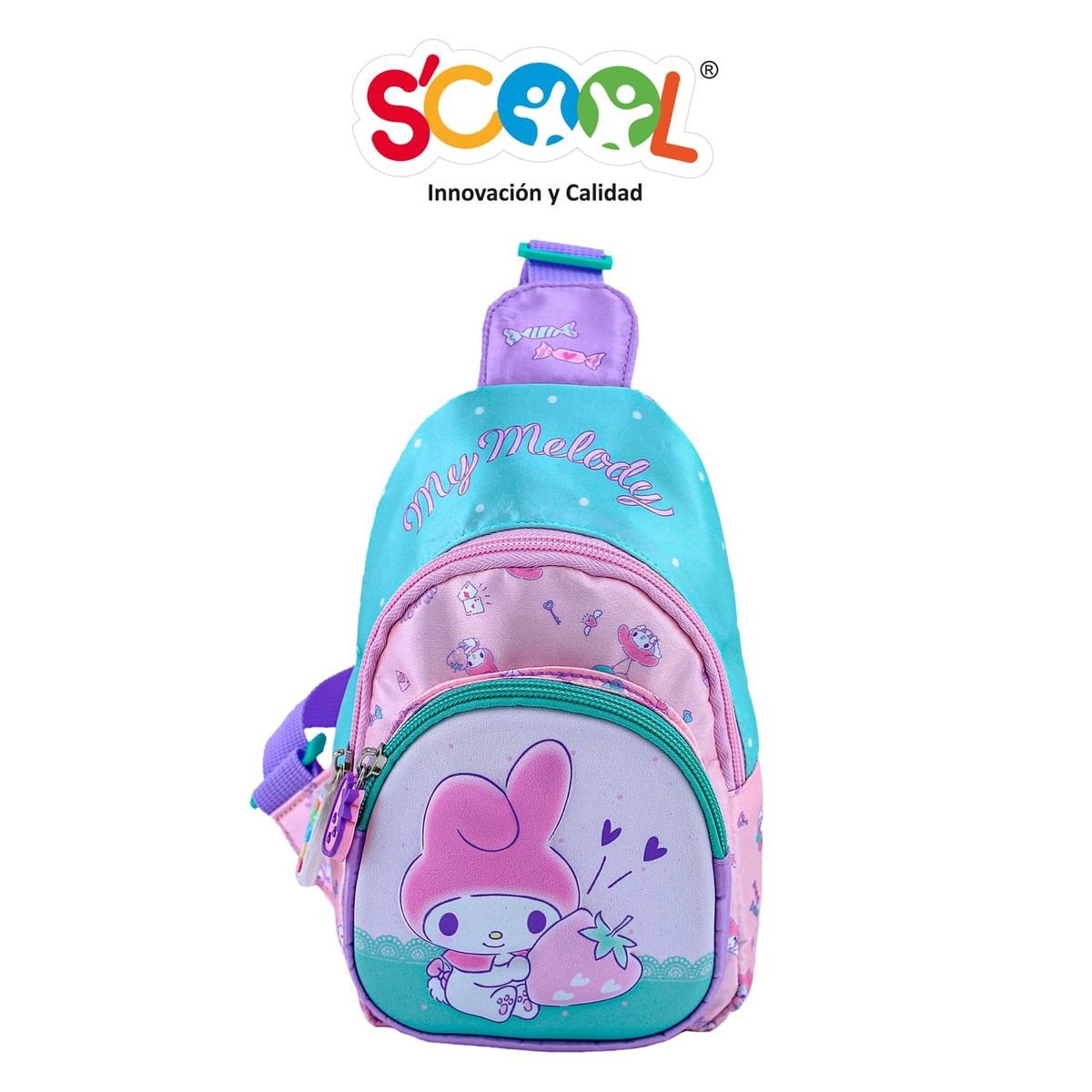 SCOOL - Pechera Morral Kids Scool Hello Kitty & Friends