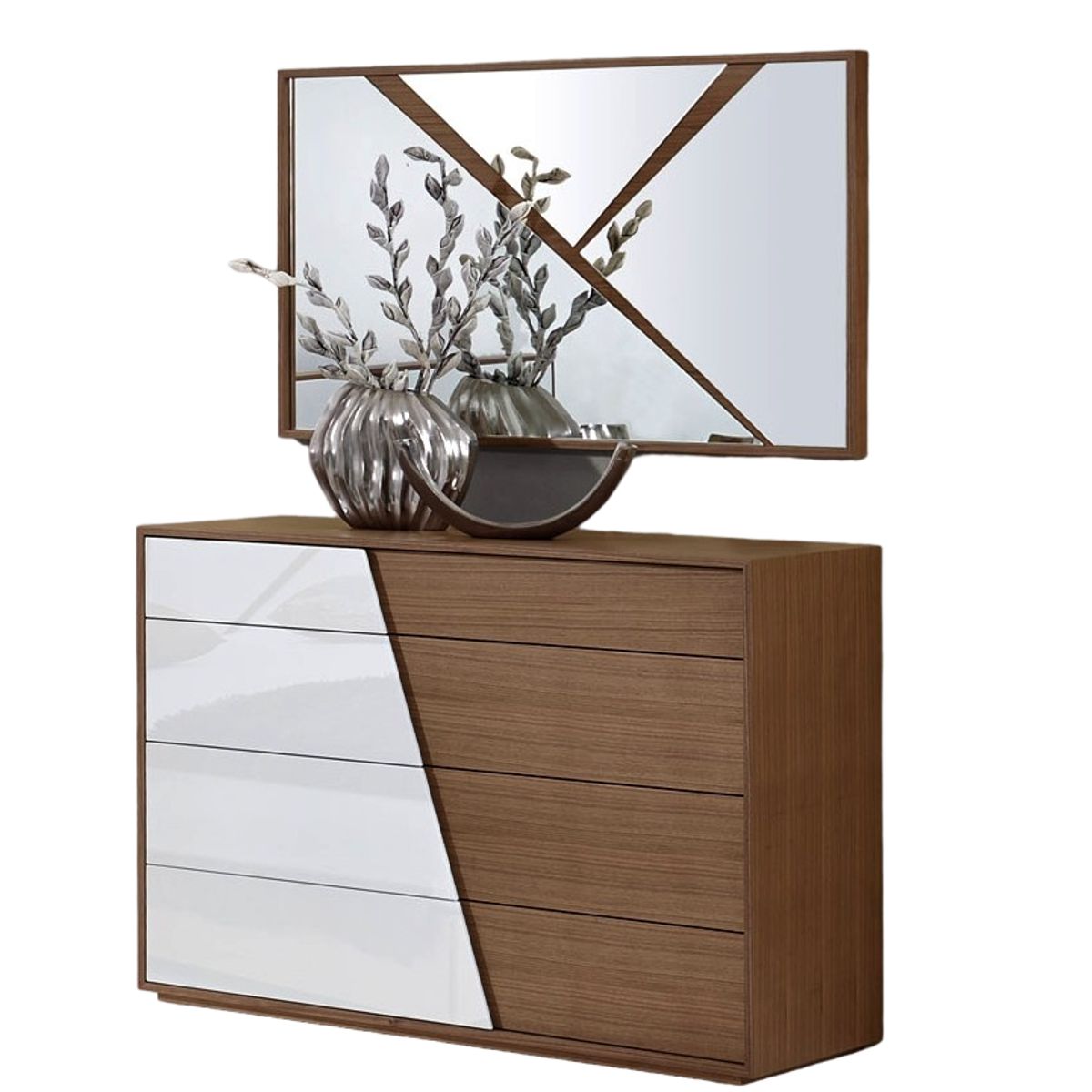 73 EXPERIENCE - Cómoda Meybi Color Cedro & Blanco 73 Experience