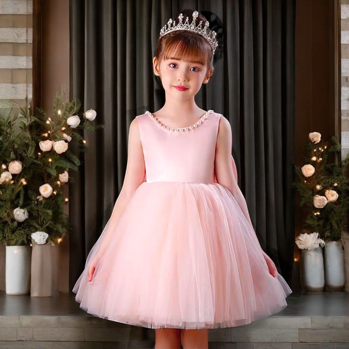 GENERICO - VESTIDO DE NIÑA BEBE DE PROMOCION COLEGIO