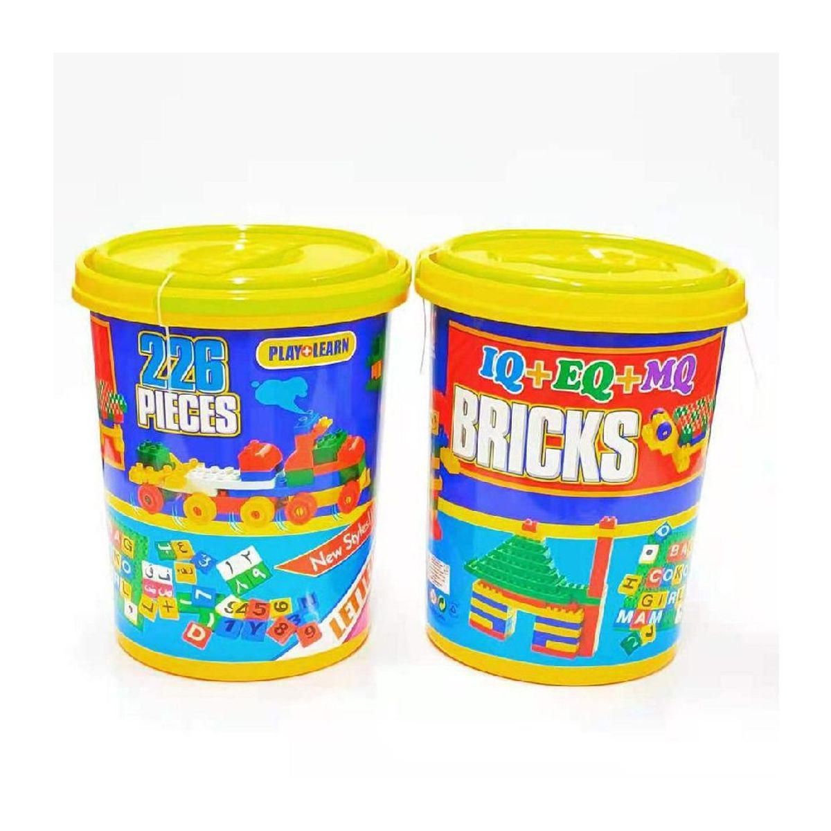 GENERICO - Juego Educativo Balde de Bloques Didácticos