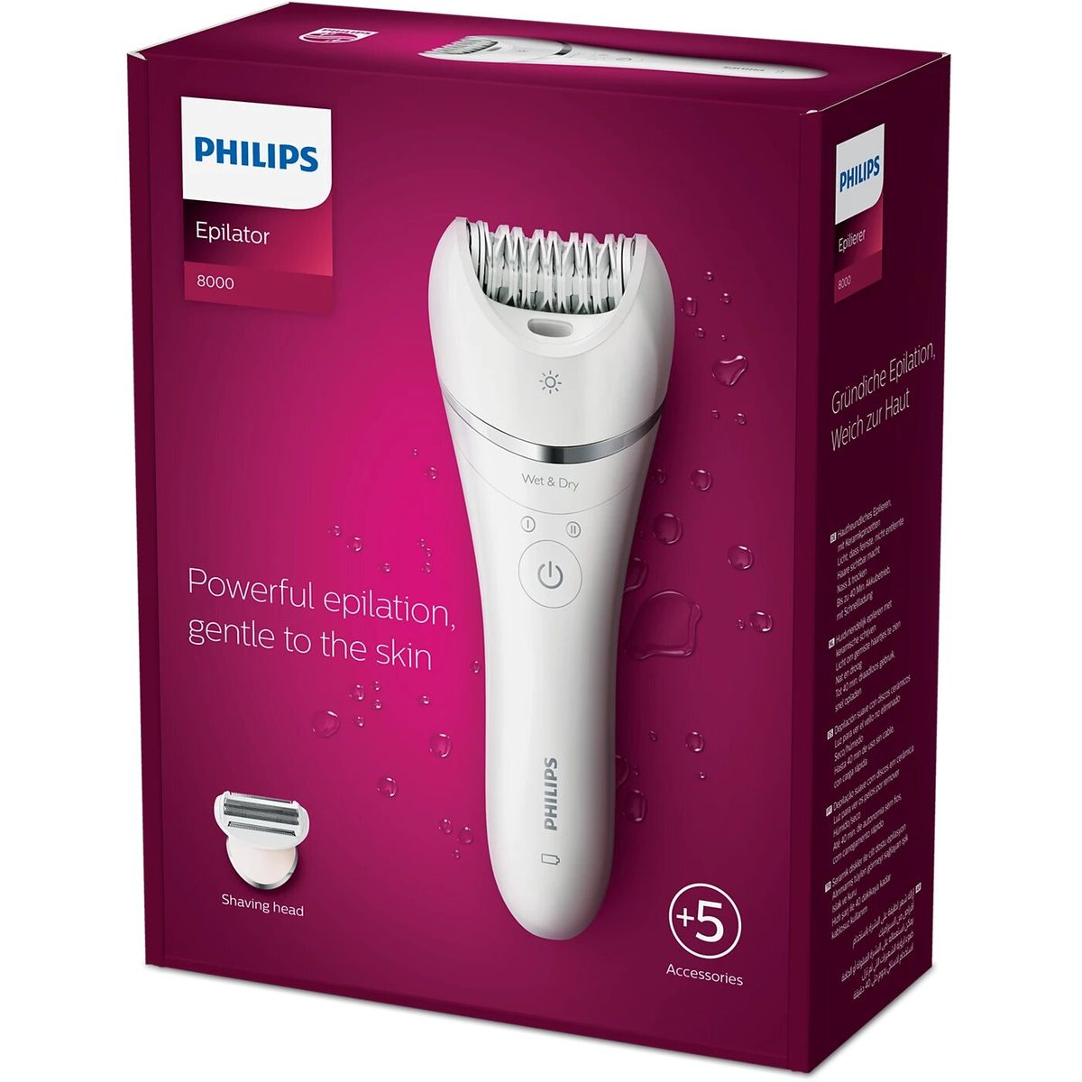 PHILIPS - DEPILADORA PHILIPS BRE710