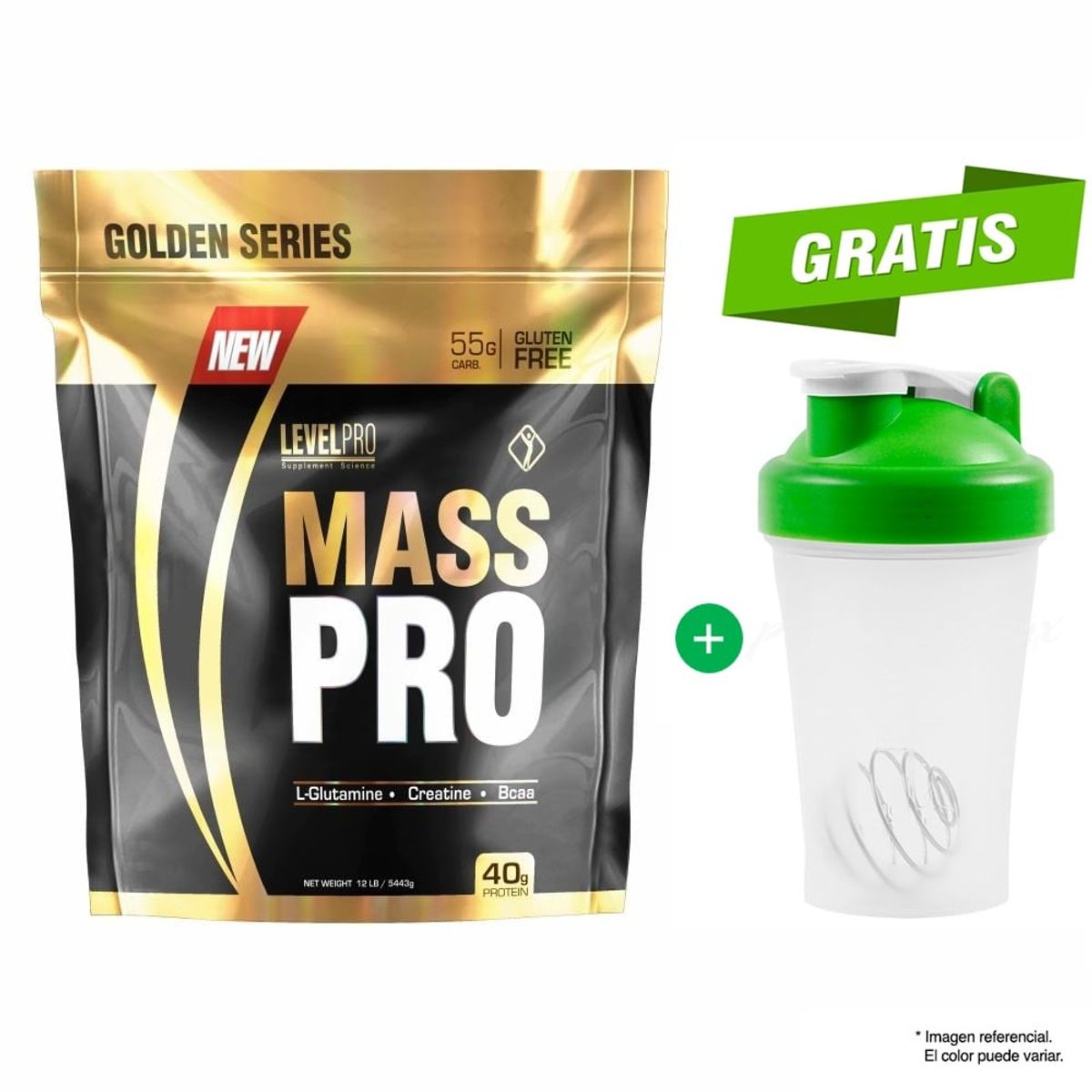 LEVEL PRO - MASS PRO SUERO DE LECHE 6.81 KG CHOCOLATE