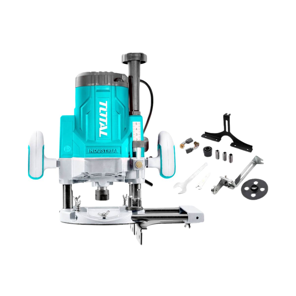 TOTAL TOOLS - Ruteadora fresadora 2200w Industrial total