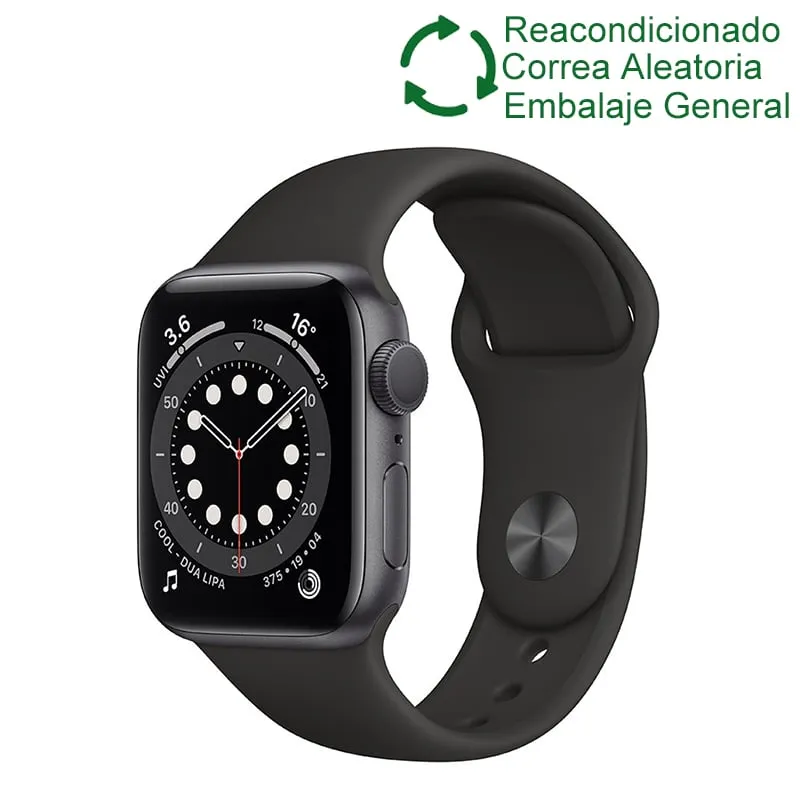 APPLE - Apple Watch Series 6 40mm GPS Negro NO NUEVO Reacondicionado