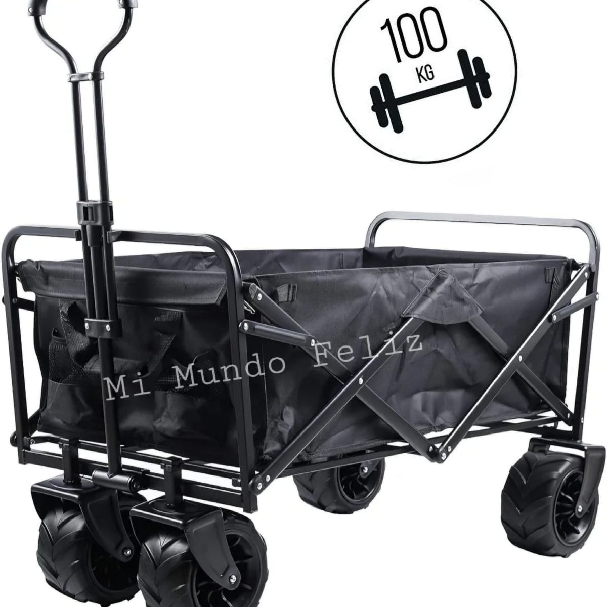 GENERICO - Carrito Playero XL  Plegable Todo Terreno con Ruedas
