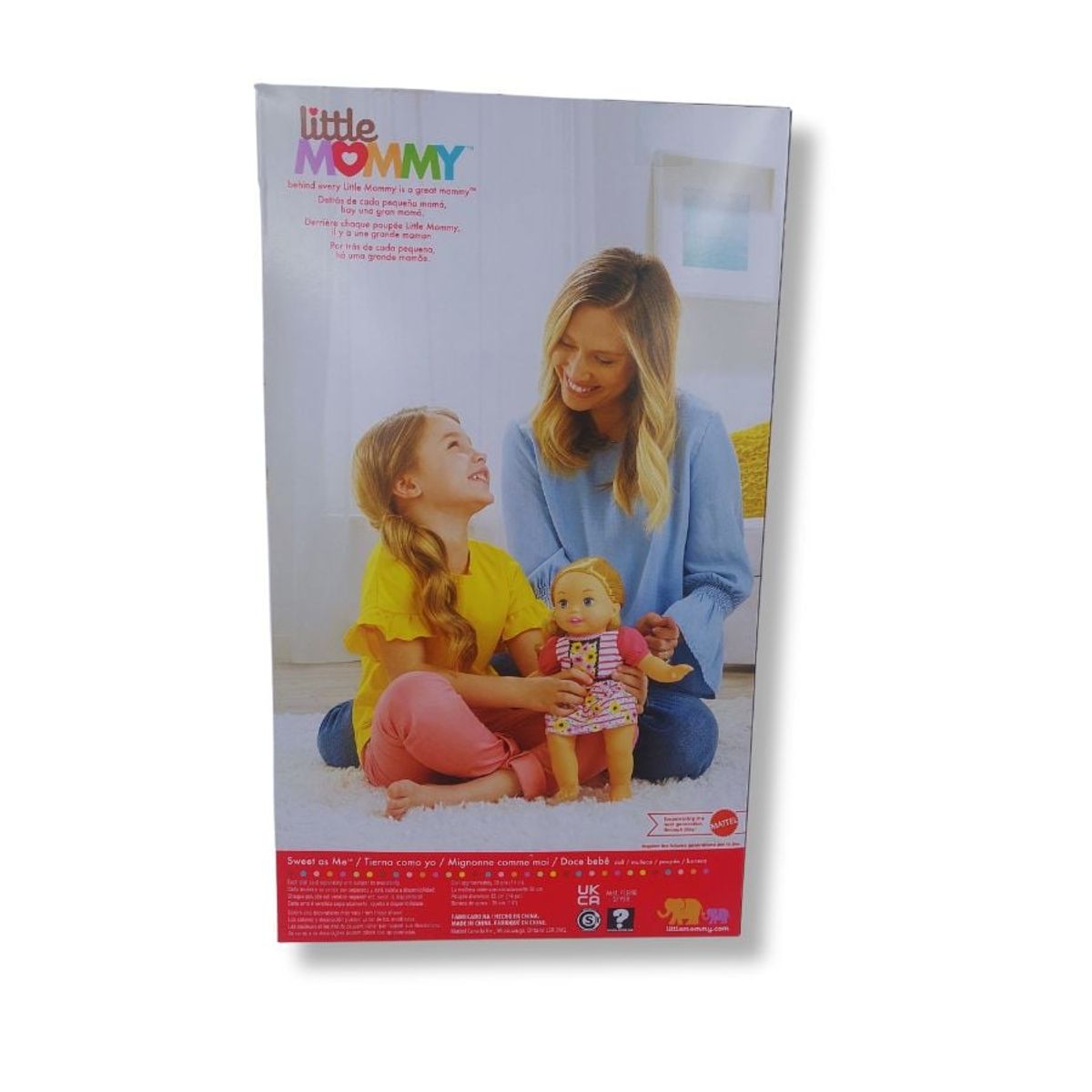 GENERICO - Juguete Muñeca Little Mommy Vestido Rosa con Girasoles