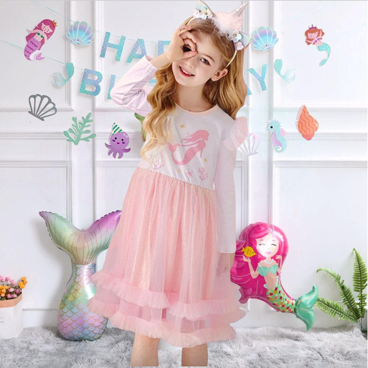 GENERICO - VESTIDO DE SIRENA CASUAL