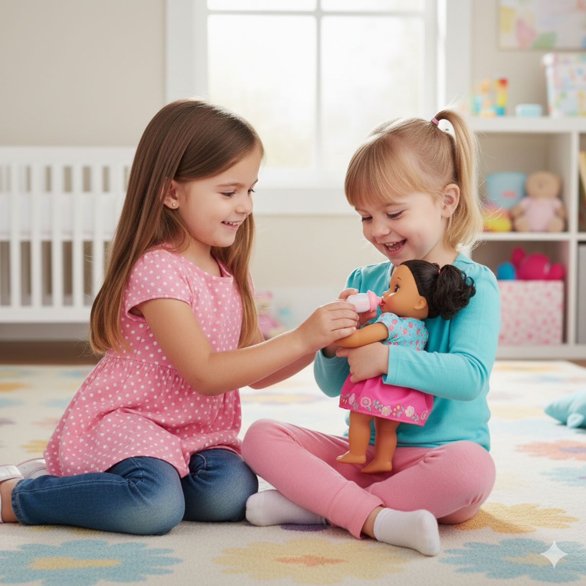 GENERICO - Juguete Muñeca Little Mommy Vestido Celeste con Fresas