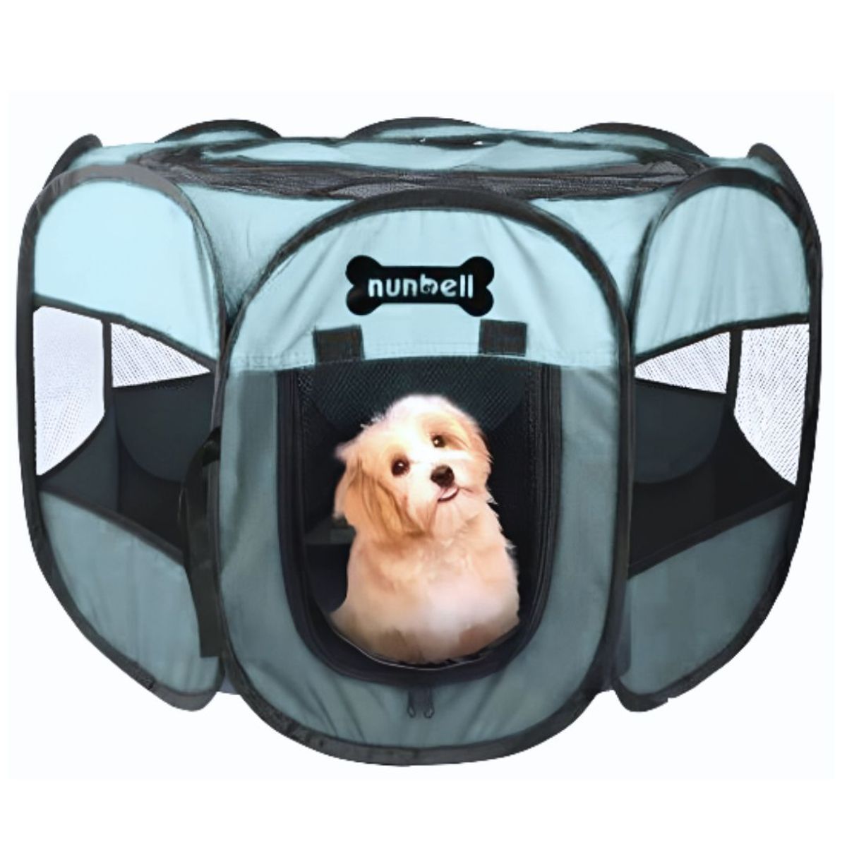 GENERICO - Corral Plegable L Para Mascotas GRIS