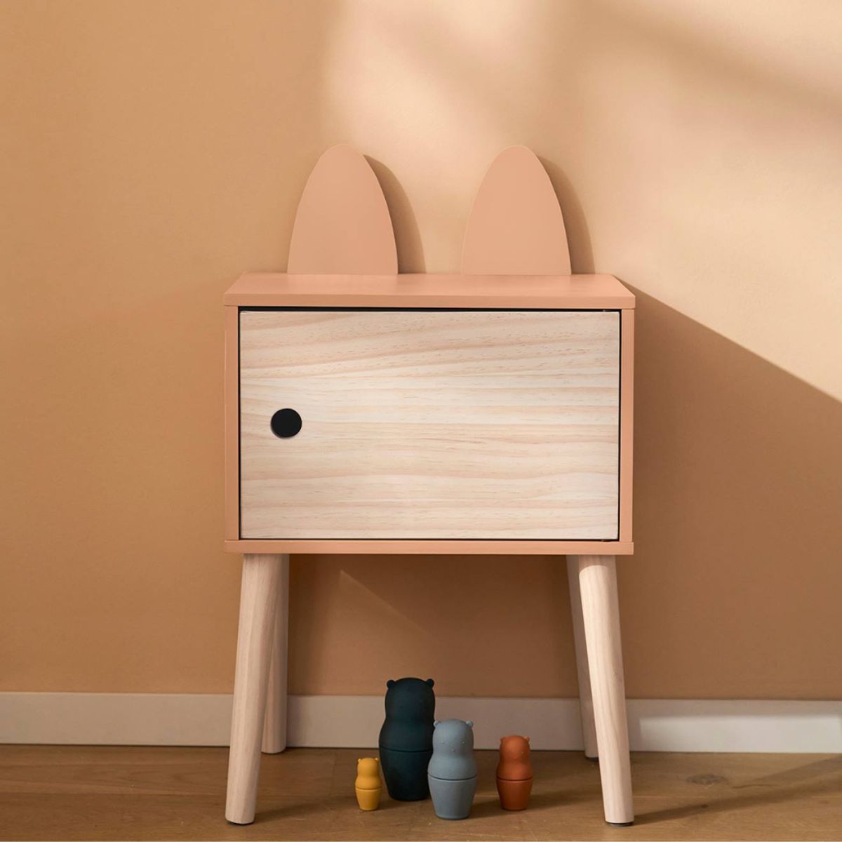 GENERICO - Velador Infantil Zorrito Color Arupo Petrox Home