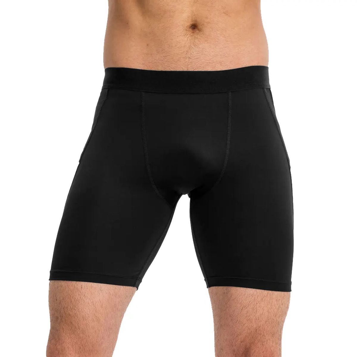 ALPHA GYM - Short deportivo de compresión para hombres calentador licrado Fitness