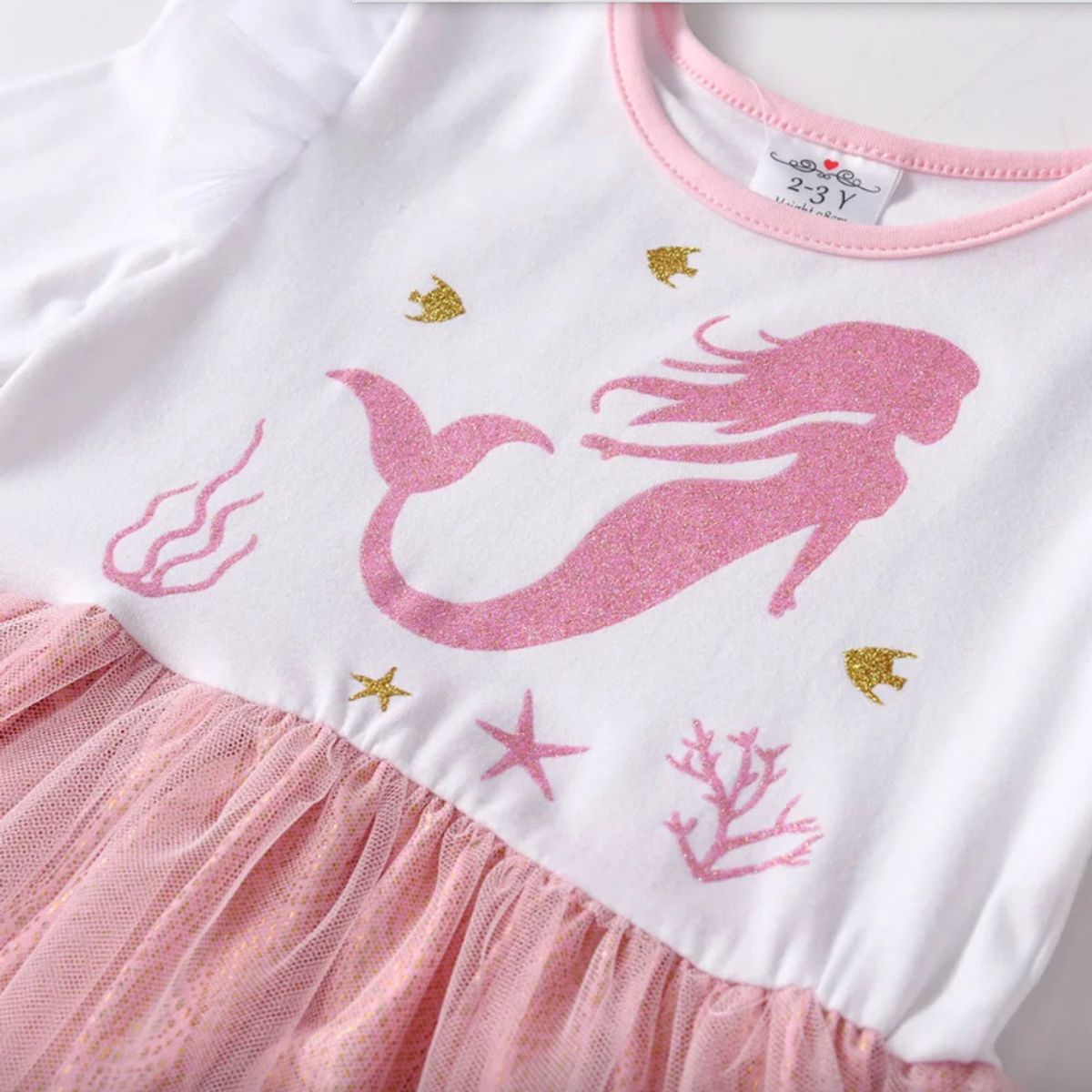 GENERICO - VESTIDO DE NIÑA DE TEMATICA SIRENA