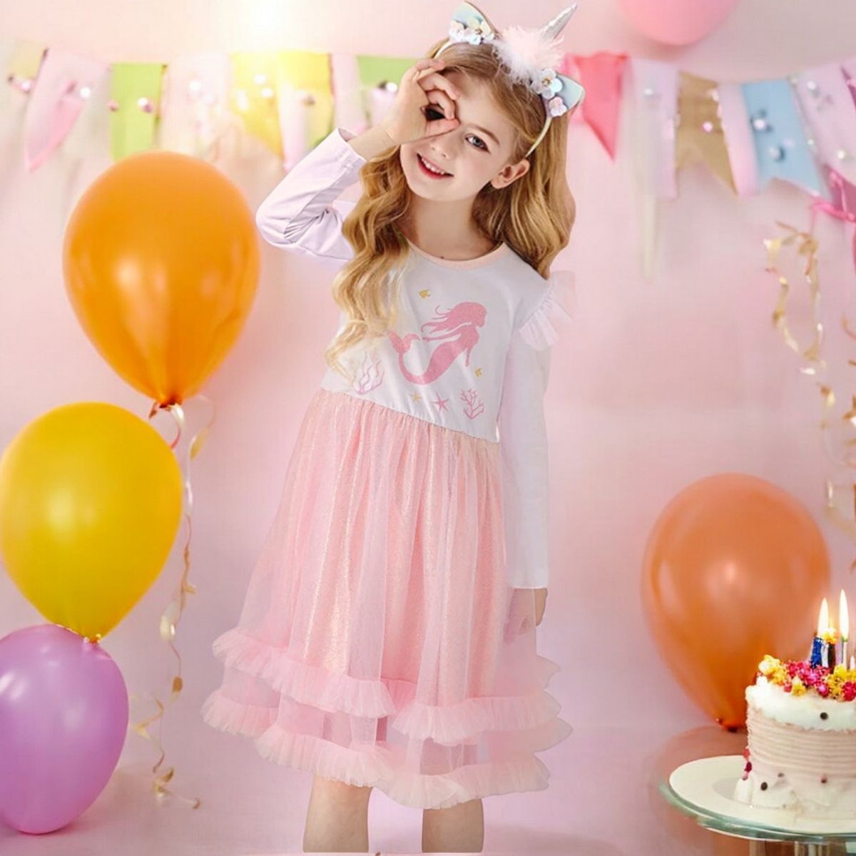 GENERICO - DISFRAZ  PARA NIÑA DE SIRENA