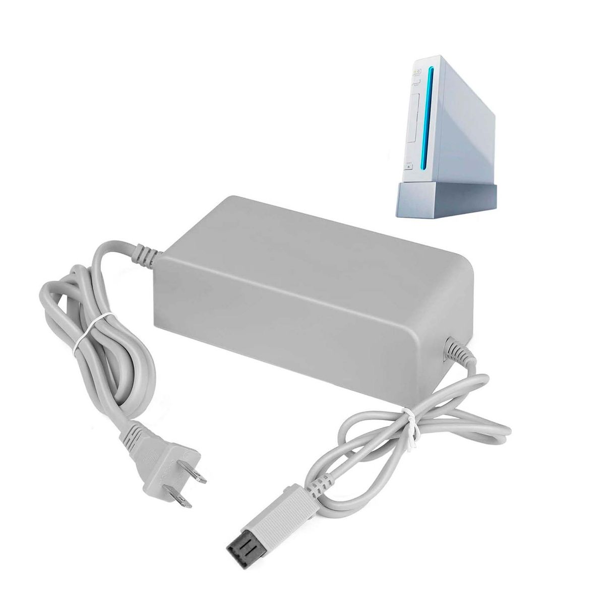 GENERICO - Fuente de poder multivoltaje compatible Nintendo Wii