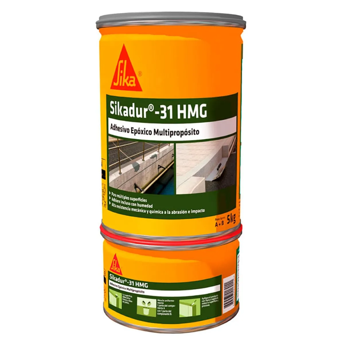 SIKA - Adhesivo Epóxico multipropósito para anclajes Sikadur 31 HMG 5Kg
