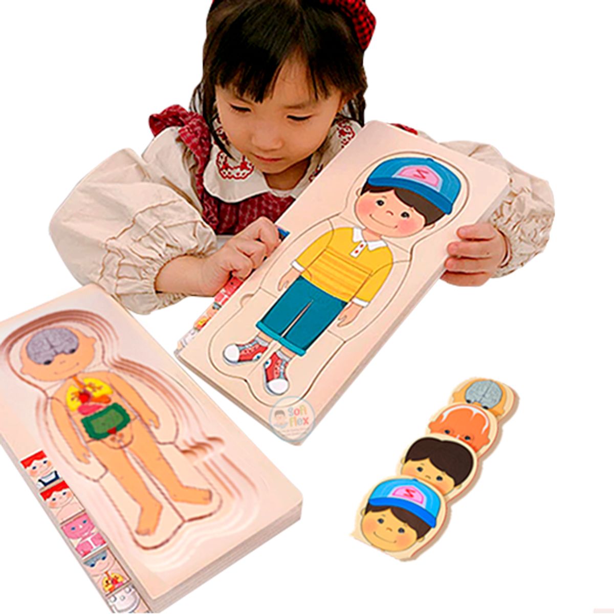 GENERICO - Rompecabeza Cuerpo Humano Niño