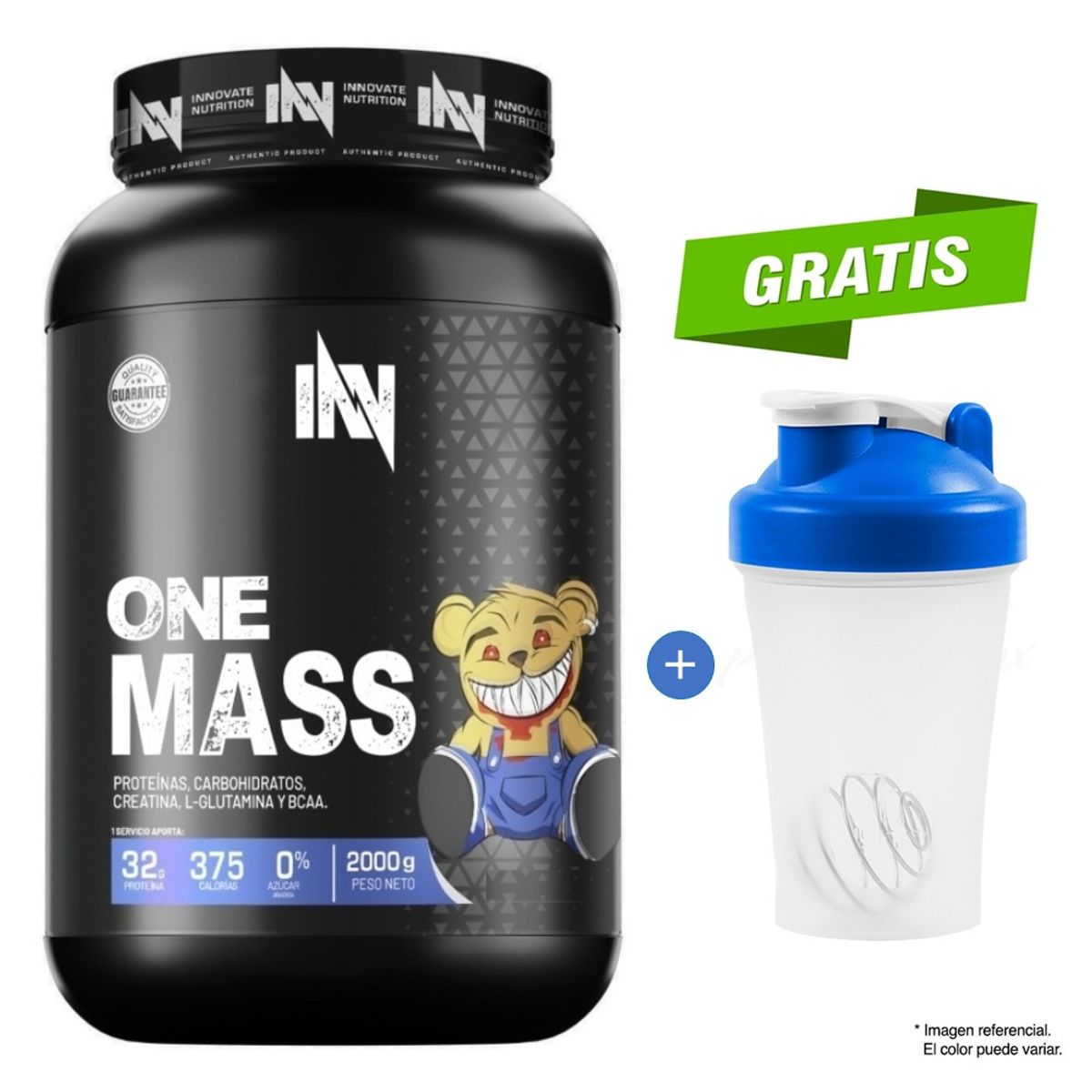 INN INNOVATE NUTRITION - Proteína INN One Mass 2 kg Vainilla
