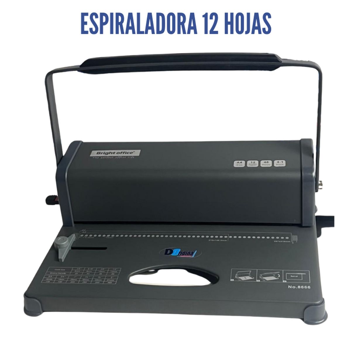 GENERICO - Espiraladora 12 hojas