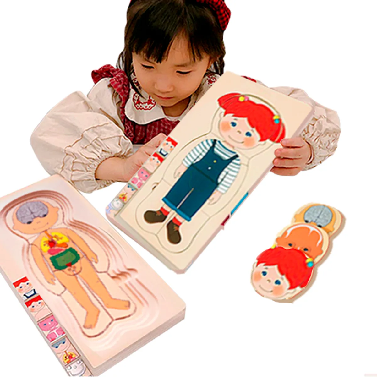 GENERICO - Rompecabeza Cuerpo Humano Niña