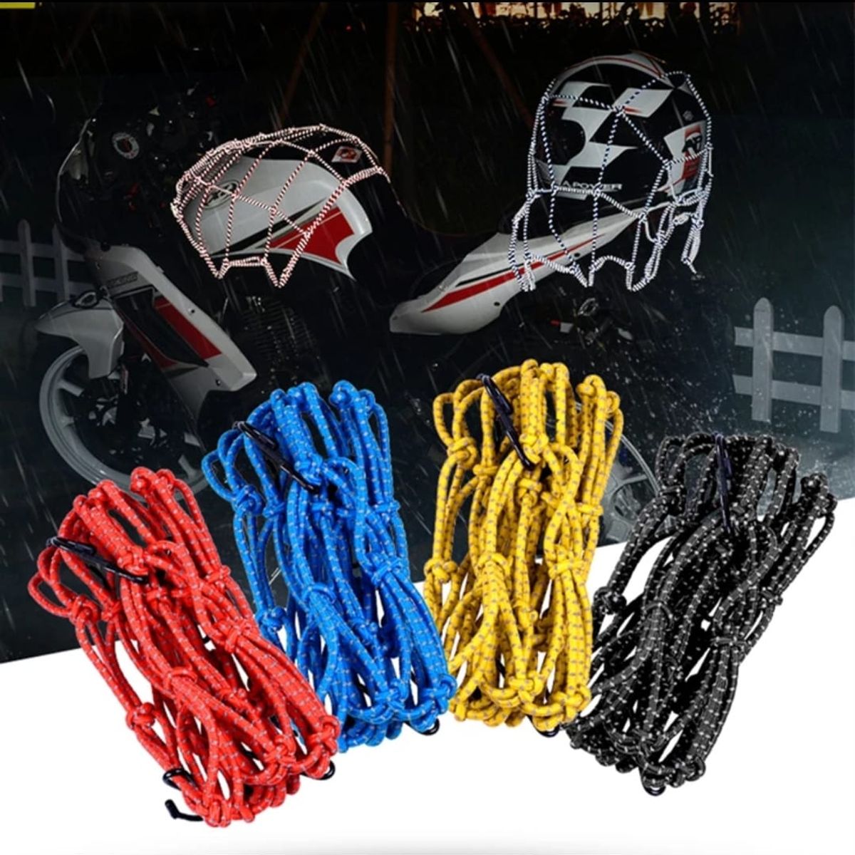 GENERICO - MALLA PULPO REFLECTIVA COLOR AZUL