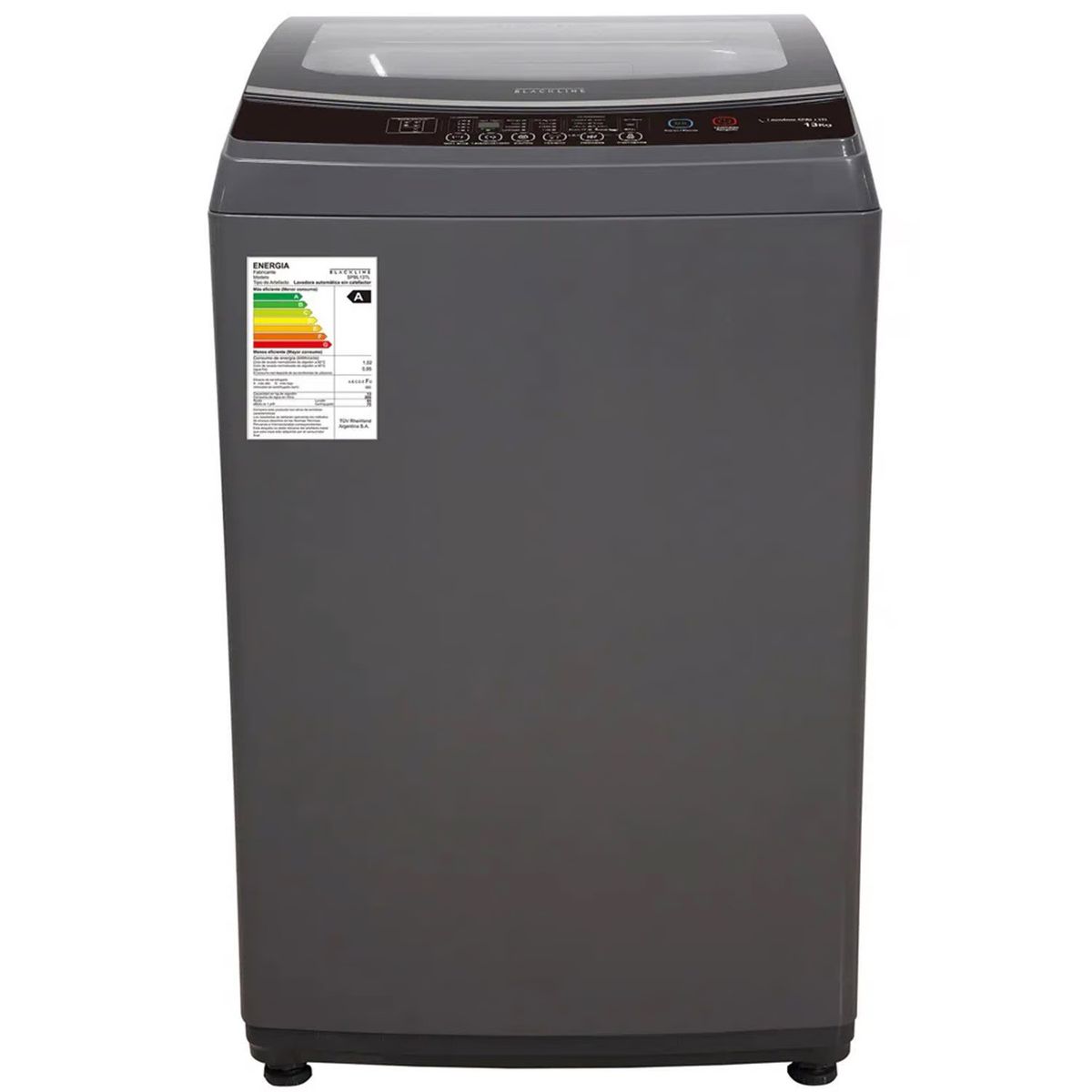BLACKLINE - Lavadora BLACKLINE Carga Superior 13Kg SPBL13TL.