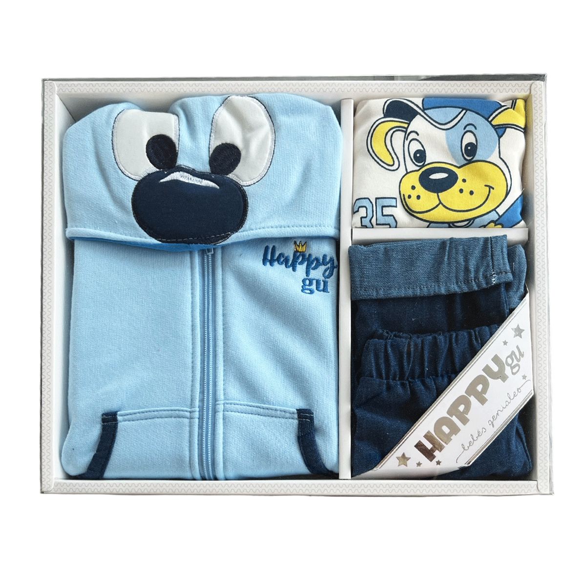 GENERICO - CONJUNTO CHALECO PARA BEBE