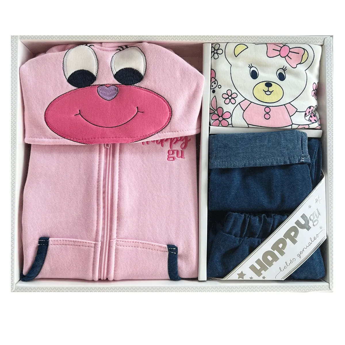 GENERICO - CONJUNTO CHALECO PARA BEBE