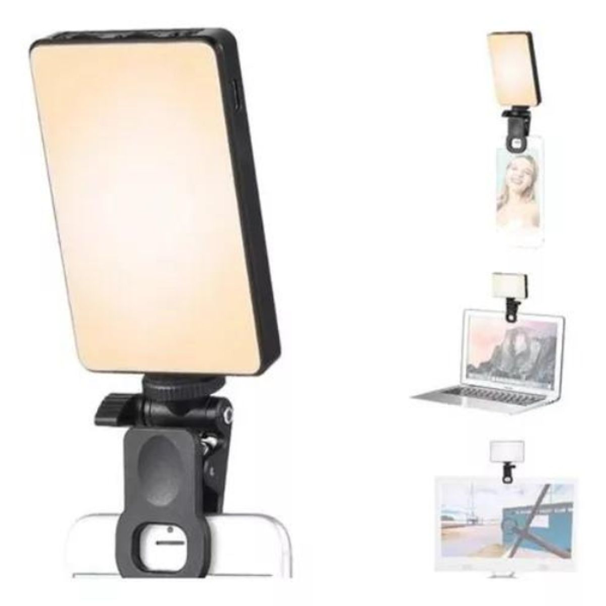 GENERICO - Luz Led Para Celular Tipo Clip 120led