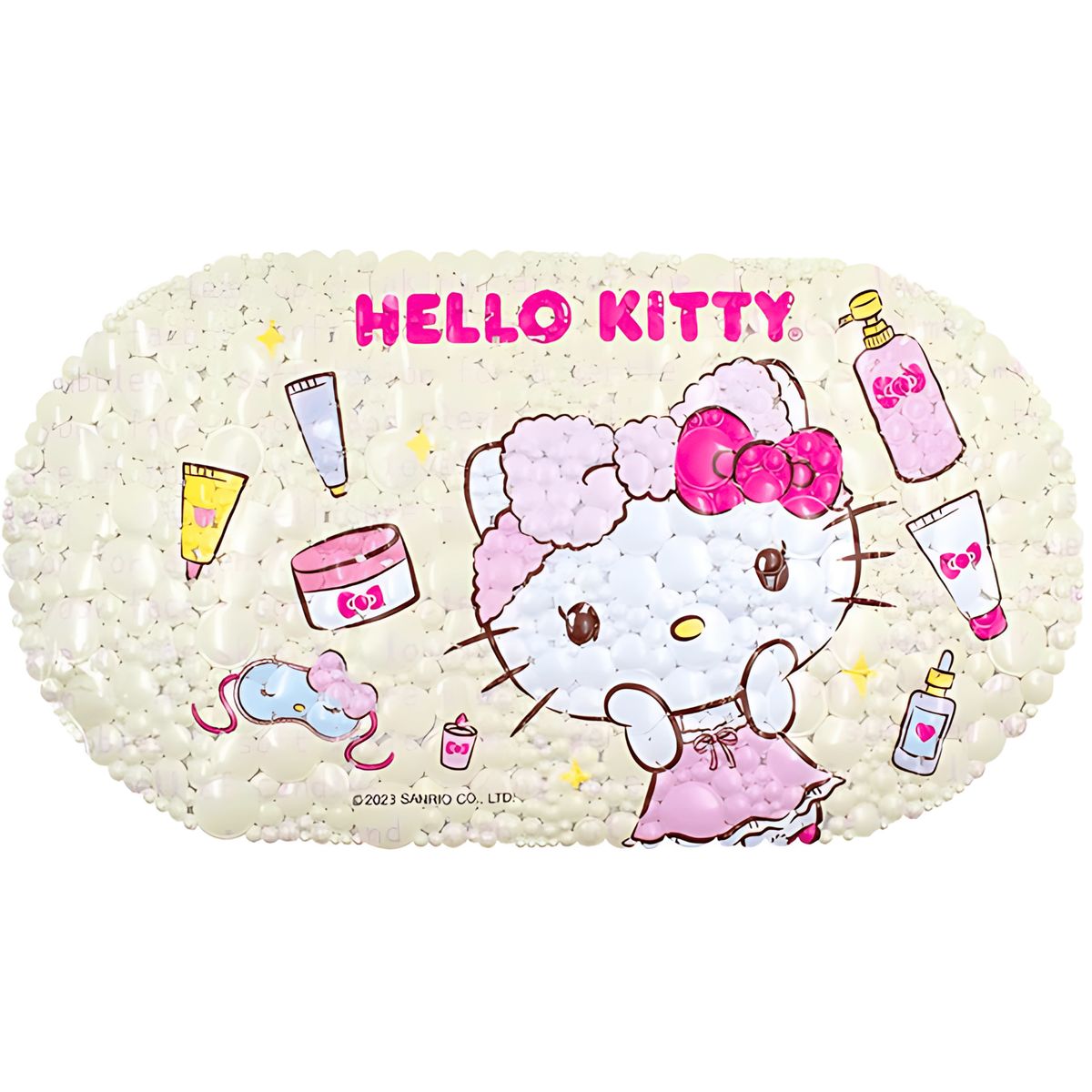 SANRIO - Piso de Baño HELLO KITTY Antideslizante Crema