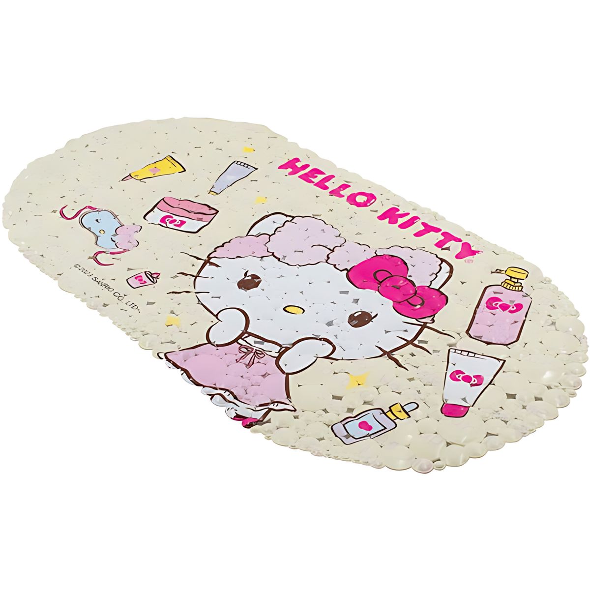 SANRIO - Piso de Baño HELLO KITTY Antideslizante Crema