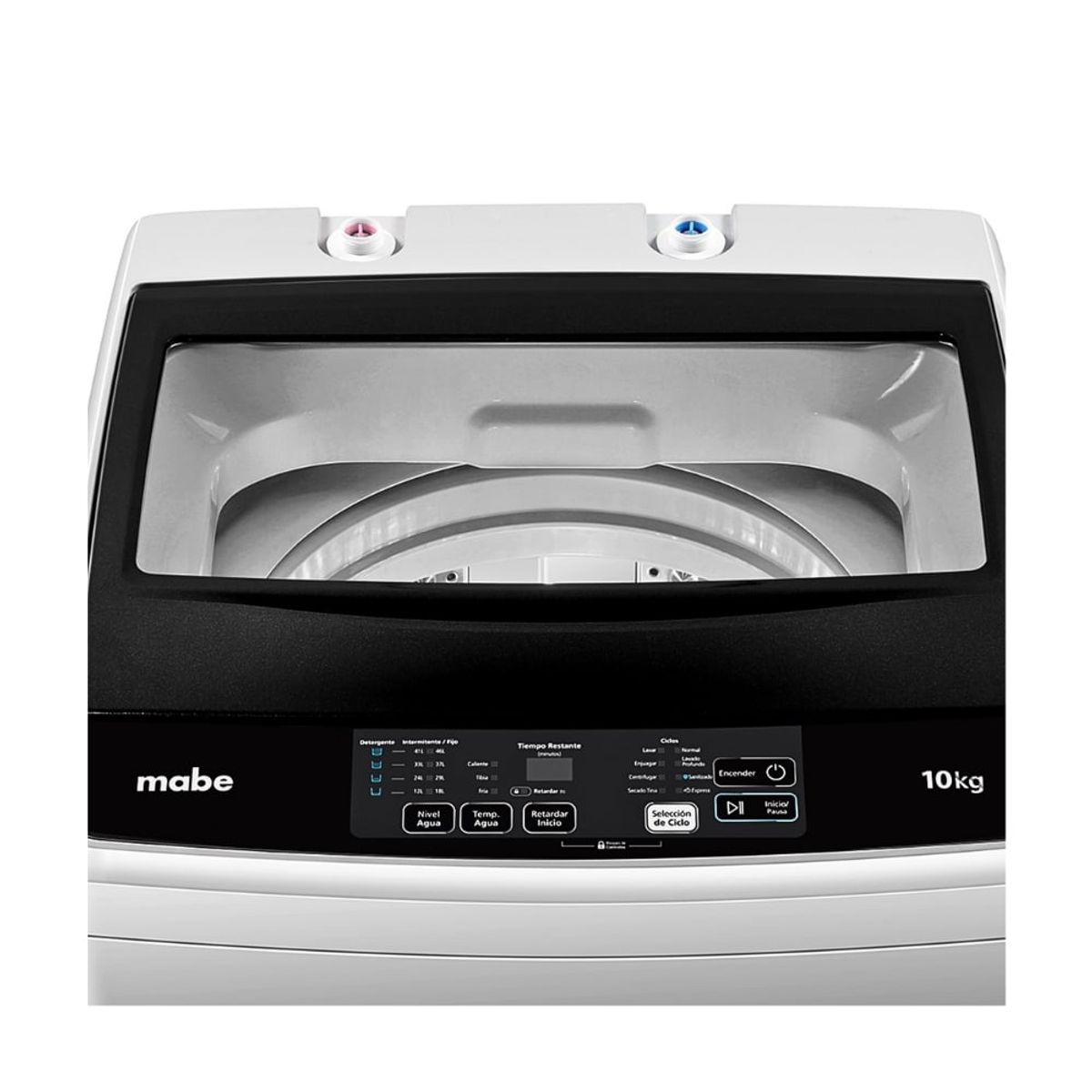 MABE - Lavadora automática Mabe 10 kg LMAP1015WGBB0 silver