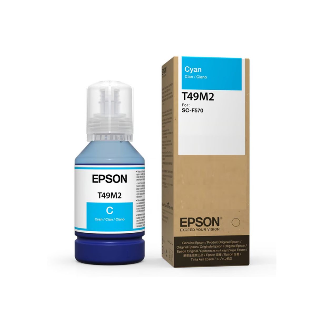 EPSON - Tinta de Sublimación Epson T49M2 Color Cyan