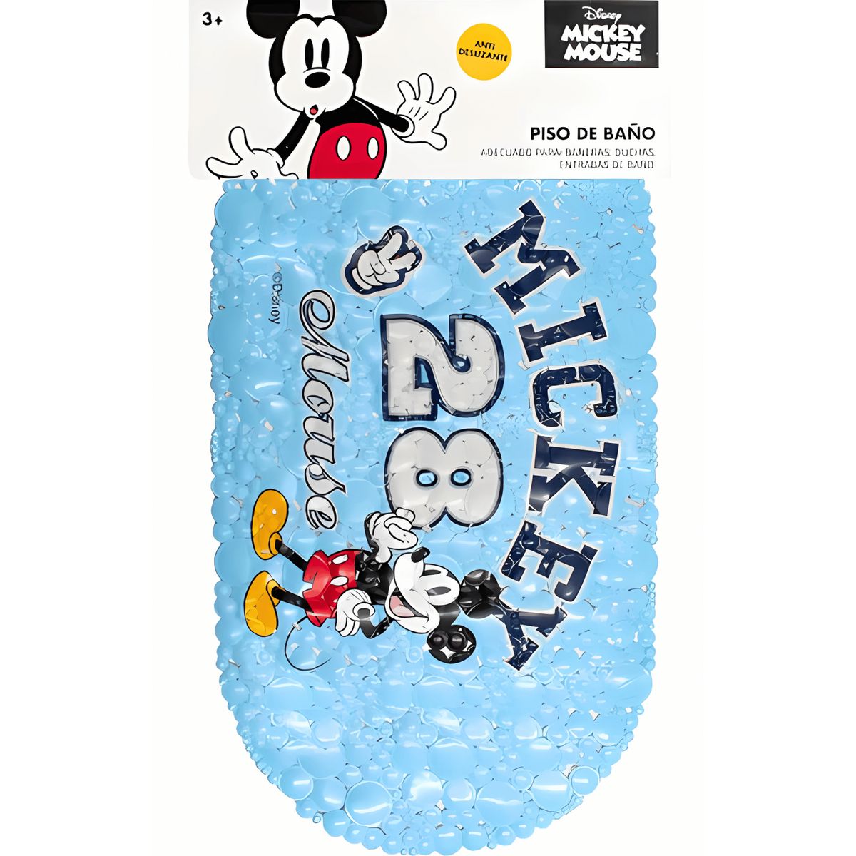 DISNEY - Piso de Baño MICKEY MOUSE Antideslizante Celeste