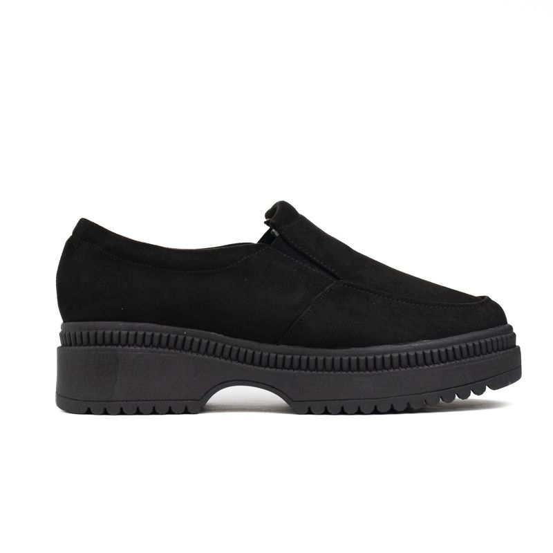 NEBULA - Mocasin Serquet - Nébula - Negro Gamuza