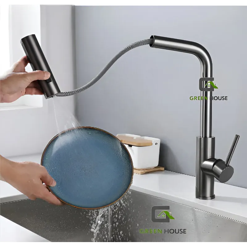 GREEN HOUSE - MEZCLADORA COCINA EUROPEO MULTIFUNCION EXTRAIBLE RETRACTIL