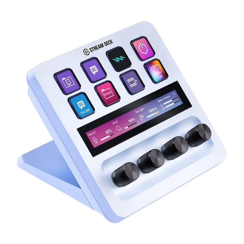 ELGATO - ElGato - Stream Deck+ Plus 8 Teclas LCD Personalizables - Blanco
