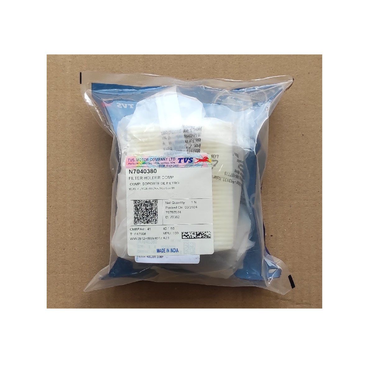 TVS - Filtro de Aire Original TVS RR 310