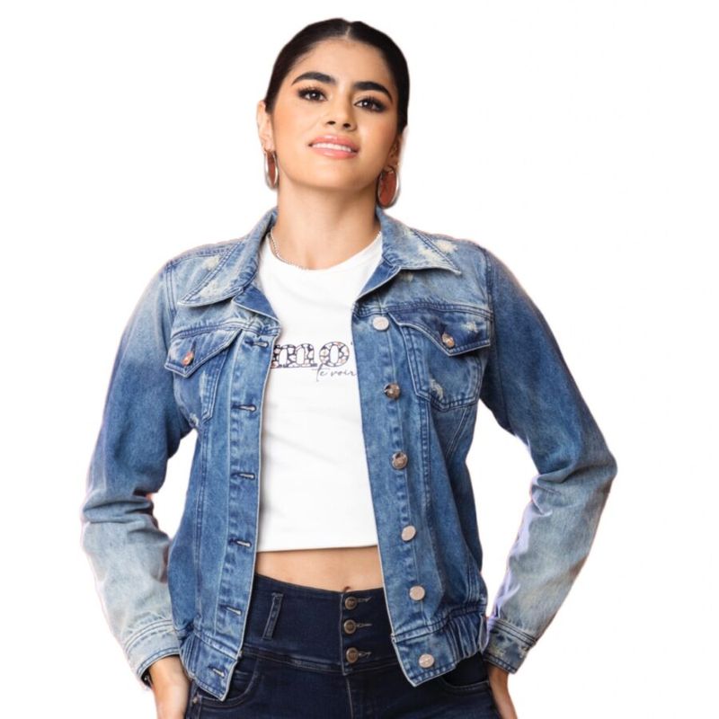 TYT - Chaqueta de jean Clara  Moda Colombiana TYT