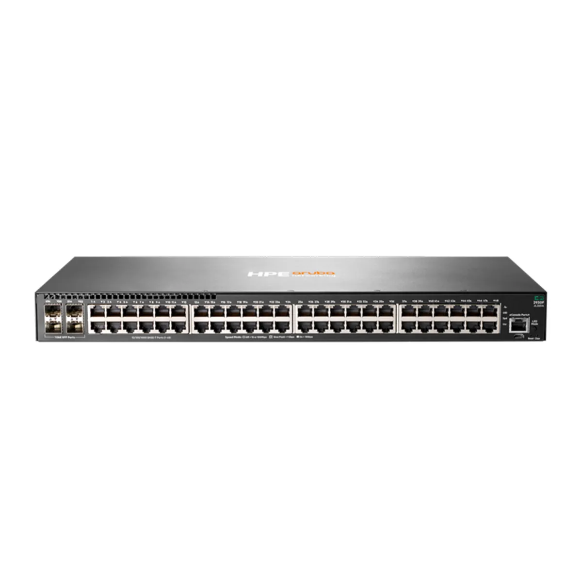 ARUBA - SWITCH HPE ARUBA 2930F 48 RJ-45 GBE 4 SFP. P/N: JL260A