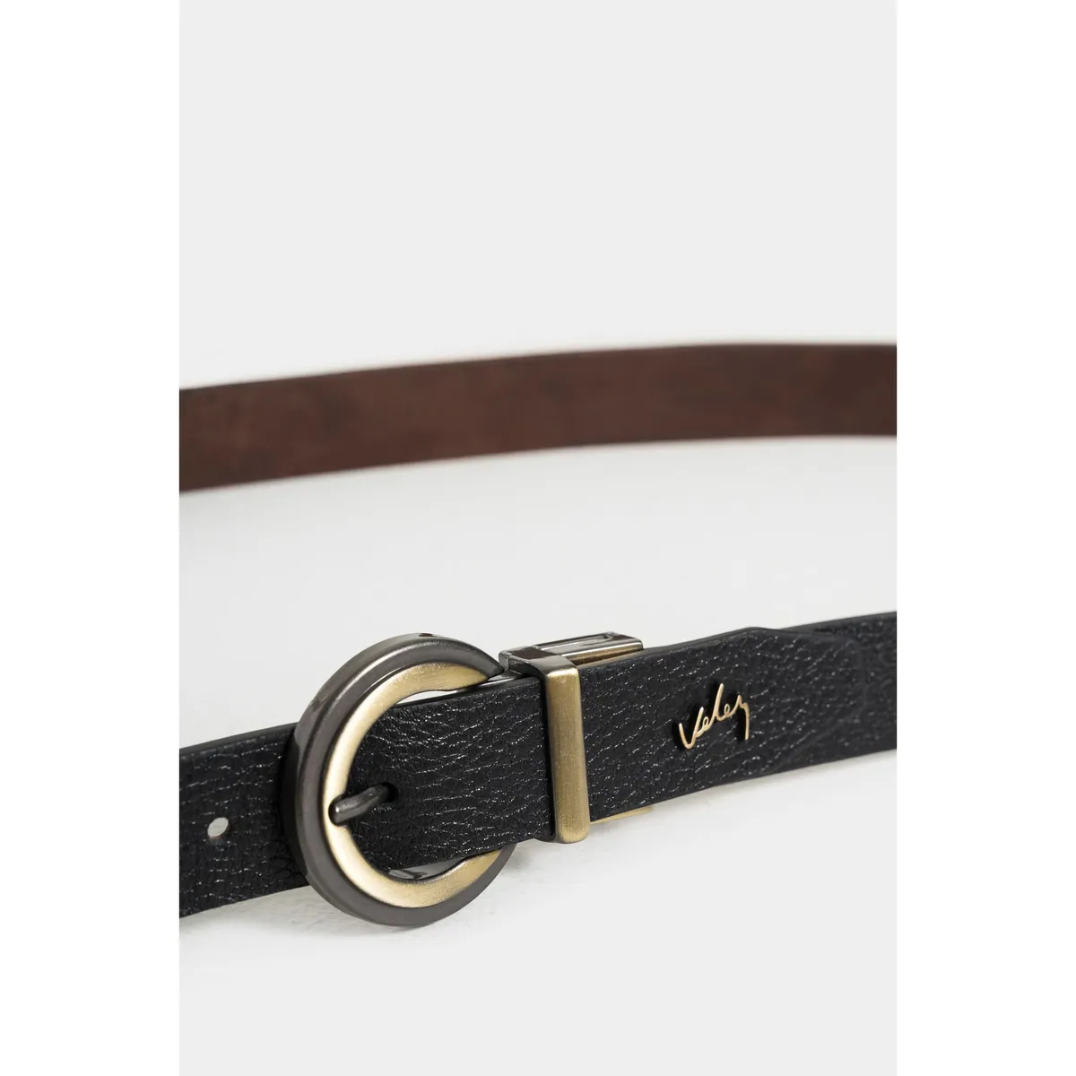 VELEZ - Vélez Cinturón Doble Faz London 2.0 De Cuero Mujer Combinado