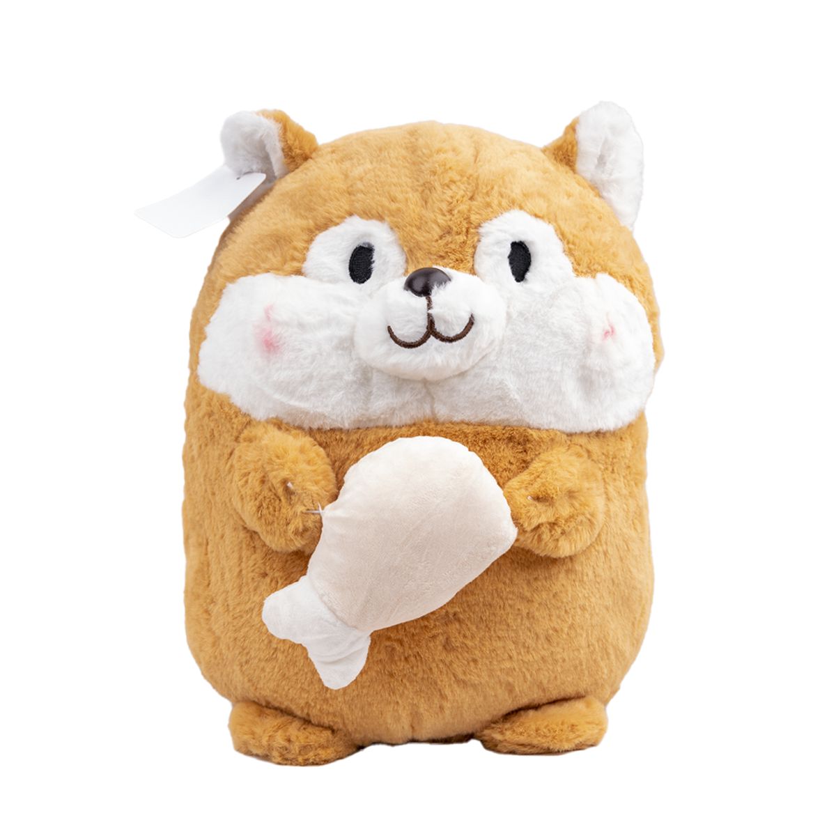 GENERICO - Peluche Perrito Shiba con su Pollito Frito