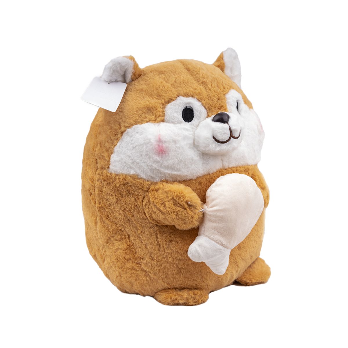 GENERICO - Peluche Perrito Shiba con su Pollito Frito