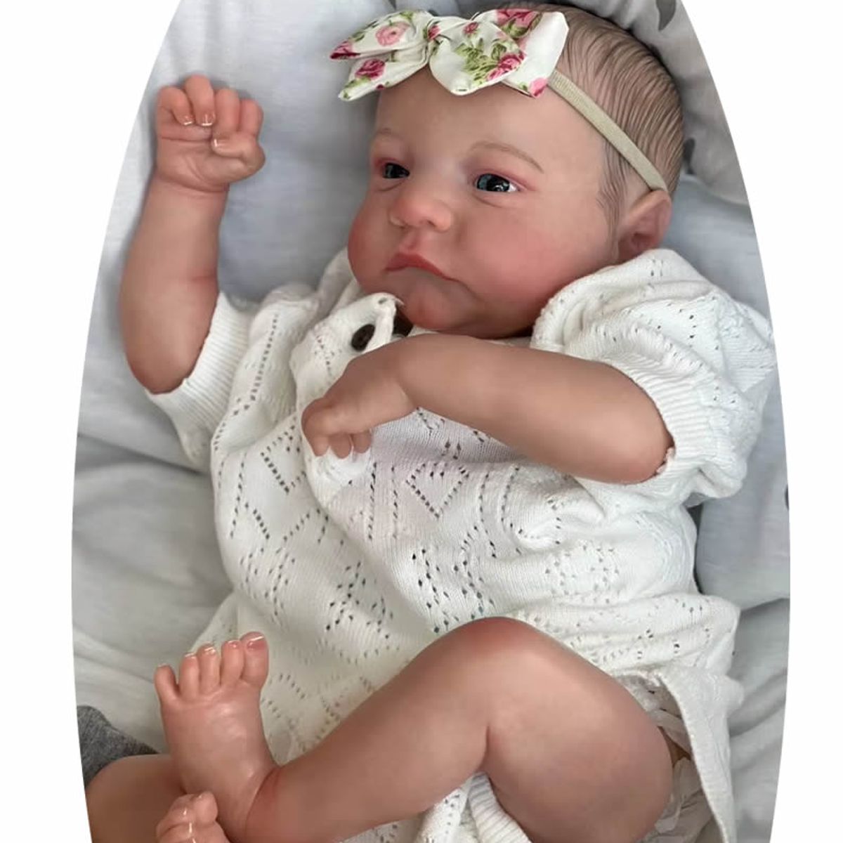 GENERICO - Bebe Reborn Vinilo de Silicona Cuerpo Entero 48 cm