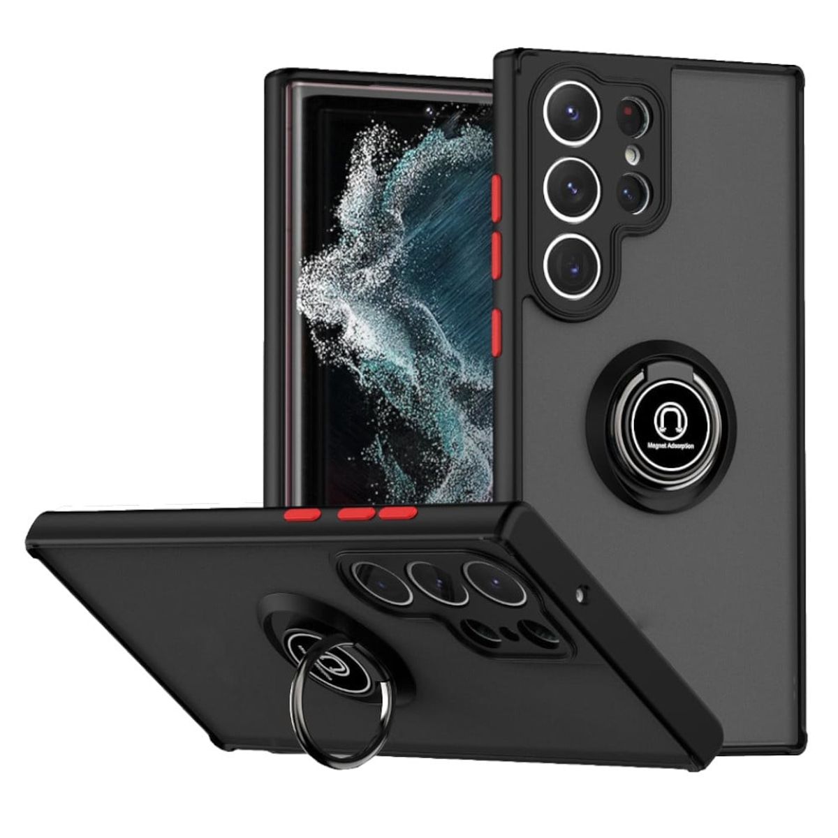 OEM - Case Ahumado Compatible con Samsung S24 Ultra Negro